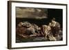 The Rest of the Holy Family on the Flight into Egypt-Orazio Gentileschi-Framed Giclee Print