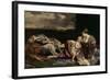 The Rest of the Holy Family on the Flight into Egypt-Orazio Gentileschi-Framed Giclee Print