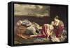 The Rest on the Flight into Egypt, 1628-Orazio Gentileschi-Framed Stretched Canvas