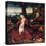 The Rest on the Flight into Egypt, 16th Century-Bernaert Van Orley-Stretched Canvas