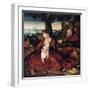 The Rest on the Flight into Egypt, 16th Century-Bernaert Van Orley-Framed Giclee Print