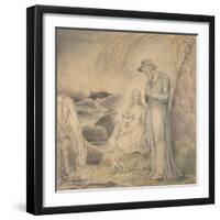 The Rest on the Flight into Egypt, 1806-William Blake-Framed Giclee Print
