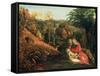 The Rest on the Flight into Egypt, 19th Century-Samuel Palmer-Framed Stretched Canvas