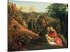 The Rest on the Flight into Egypt, 19th Century-Samuel Palmer-Stretched Canvas