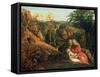 The Rest on the Flight into Egypt, 19th Century-Samuel Palmer-Framed Stretched Canvas