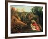 The Rest on the Flight into Egypt, 19th Century-Samuel Palmer-Framed Giclee Print