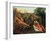 The Rest on the Flight into Egypt, 19th Century-Samuel Palmer-Framed Giclee Print