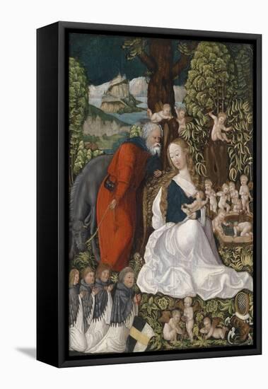 The Rest on the Flight into Egypt, C. 1510-null-Framed Stretched Canvas