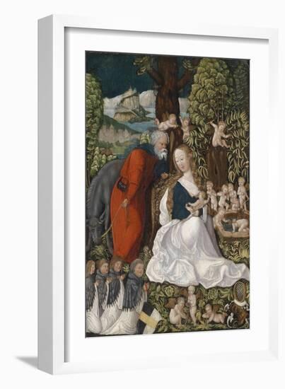 The Rest on the Flight into Egypt, C. 1510-null-Framed Giclee Print