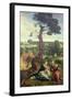 The Rest on the Flight into Egypt, C.1534-40 (Panel)-Pieter Coecke van Aelst-Framed Giclee Print