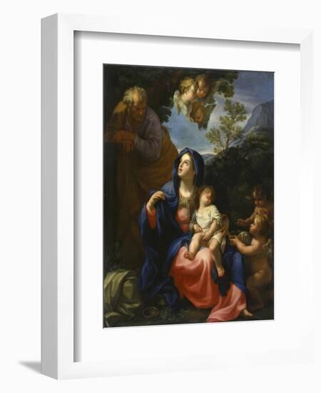 The Rest on the Flight into Egypt, c.1720-30-Giovanni Odazzi-Framed Giclee Print