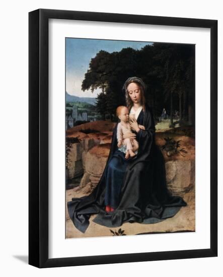 The Rest on the Flight into Egypt, C1512-1515-Gerard David-Framed Giclee Print