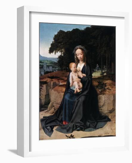 The Rest on the Flight into Egypt, C1512-1515-Gerard David-Framed Giclee Print