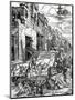 The Rest on the Flight into Egypt, from the 'Life of the Virgin' Series, 1511 (Woodcut)-Albrecht Dürer-Mounted Premium Giclee Print