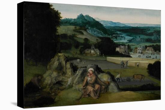 The Rest on the Flight into Egypt (The Miraculous Field of Wheat) C.1518-24-Joachim Patinir-Stretched Canvas