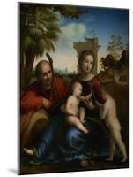 The Rest on the Flight into Egypt with St. John the Baptist, c.1509-Fra Bartolommeo-Mounted Giclee Print