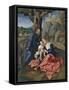 The Rest on the Flight into Egypt-Bernaert Van Orley-Framed Stretched Canvas