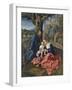 The Rest on the Flight into Egypt-Bernaert Van Orley-Framed Giclee Print