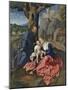 The Rest on the Flight into Egypt-Bernaert Van Orley-Mounted Giclee Print