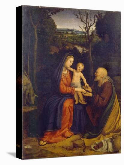 The Rest on the Flight into Egypt-Andrea Solari-Stretched Canvas