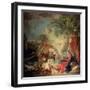 The Rest on the Flight into Egypt-Francois Boucher-Framed Giclee Print