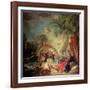 The Rest on the Flight into Egypt-Francois Boucher-Framed Giclee Print