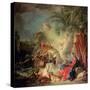 The Rest on the Flight into Egypt-Francois Boucher-Stretched Canvas