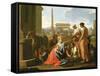 The Rest on the Flight into Egypt-Nicolas Poussin-Framed Stretched Canvas