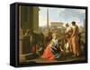 The Rest on the Flight into Egypt-Nicolas Poussin-Framed Stretched Canvas