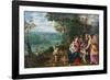 The Rest On The Flight To Egypt I-Pieter Brueghel the Younger-Framed Giclee Print