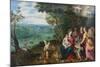 The Rest On The Flight To Egypt I-Pieter Brueghel the Younger-Mounted Giclee Print