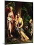 The Rest on the Flight to Egypt with Saint Francis, C. 1520-Antonio Da Correggio-Mounted Giclee Print