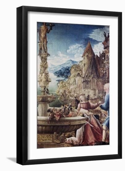 The Rest on the Flight to Egypt-Albrecht Altdorfer-Framed Giclee Print