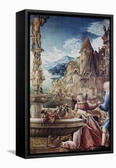 The Rest on the Flight to Egypt-Albrecht Altdorfer-Framed Stretched Canvas