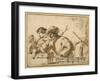 The Rest on the Flight-Guercino (Giovanni Francesco Barbieri)-Framed Giclee Print