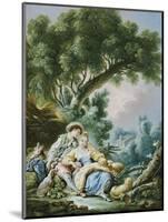 The Rest, Pensent-Ils a Ce Mouton?-Francois Boucher-Mounted Giclee Print