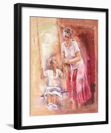 the Rest-Talantbek Chekirov-Framed Art Print