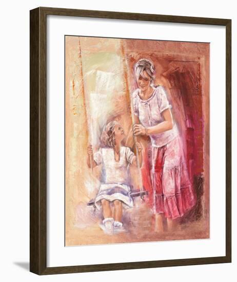 the Rest-Talantbek Chekirov-Framed Art Print