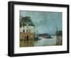 The Restaurant La Barque During the Flood at Port Marly-Alfred Sisley-Framed Giclee Print