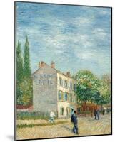 The Restaurant Rispal in Asnières, 1887-Vincent van Gogh-Mounted Art Print