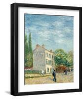 The Restaurant Rispal in Asnières, 1887-Vincent van Gogh-Framed Giclee Print