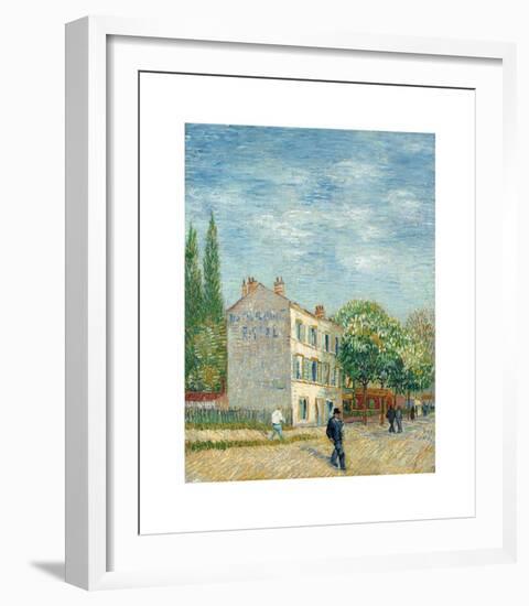 The Restaurant Rispal in Asnières, 1887-Vincent van Gogh-Framed Giclee Print