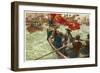 The Restoration Charles II Lands at Dover-Charles M. Padday-Framed Art Print