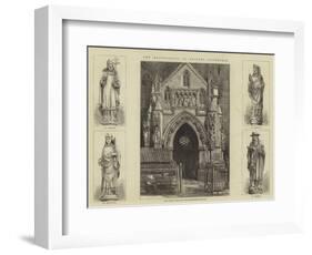 The Restoration of Bristol Cathedral-null-Framed Giclee Print