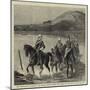 The Restoration of Cetewayo, the Military Escort Crossing the Tugela on their Way to Meet the King-null-Mounted Giclee Print