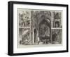 The Restoration of Chester Cathedral-Henry William Brewer-Framed Giclee Print