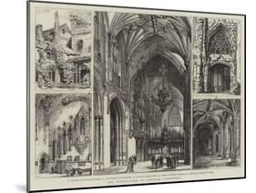 The Restoration of Chester Cathedral-Henry William Brewer-Mounted Giclee Print