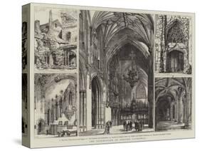 The Restoration of Chester Cathedral-Henry William Brewer-Stretched Canvas