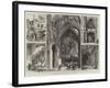 The Restoration of Chester Cathedral-Henry William Brewer-Framed Giclee Print