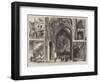 The Restoration of Chester Cathedral-Henry William Brewer-Framed Giclee Print